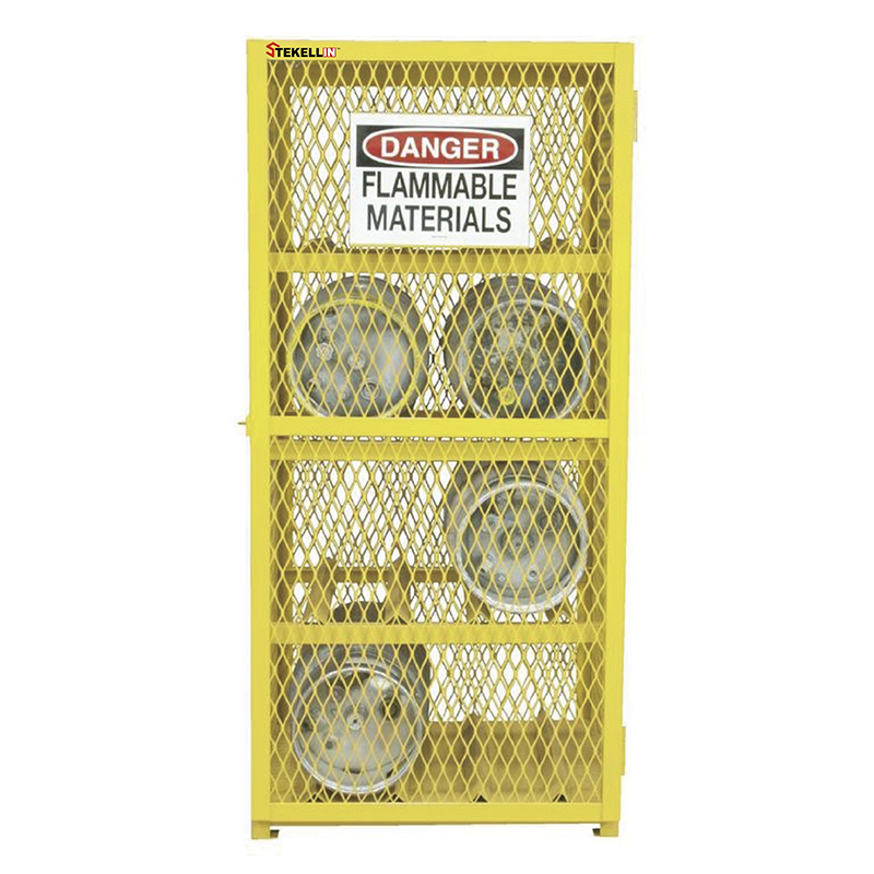 LPG Gas Cylinder Storage Cages, 8 Horizontal Cylinders