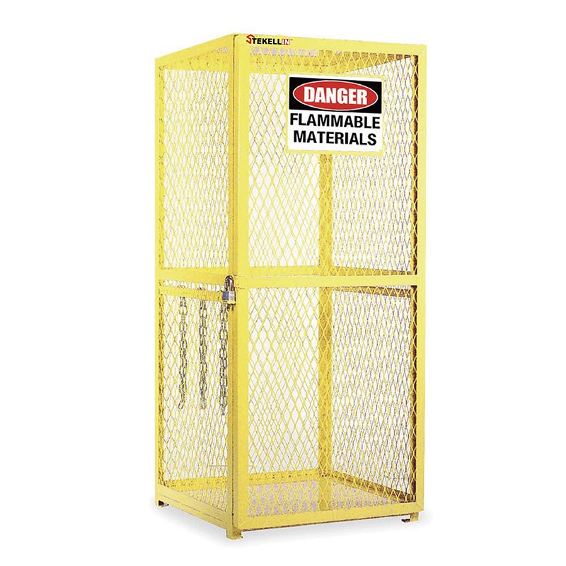 Compressed Gas Cylinder Storage Cages, 9 Vertical Cylinders