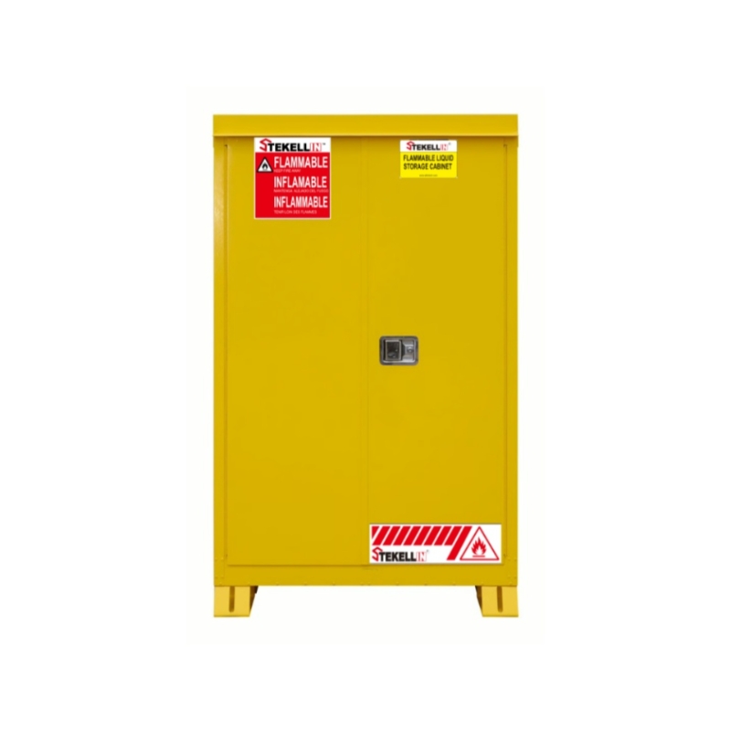 Outdoor Flammable Safety Cabinet, Yellow, Double Door, Manual/Self-closing Door Type (30G/45G/60G/90G)