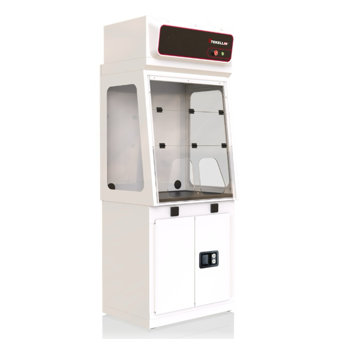 Steel Ductless Fume Hood, With Under Cabinet, Width 880/1000/1275/1600mm, Without Screen